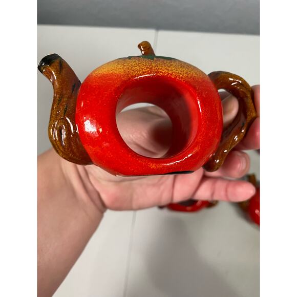Set of 4 Wooden Fruit Napkin Holders - Picture 5 of 8